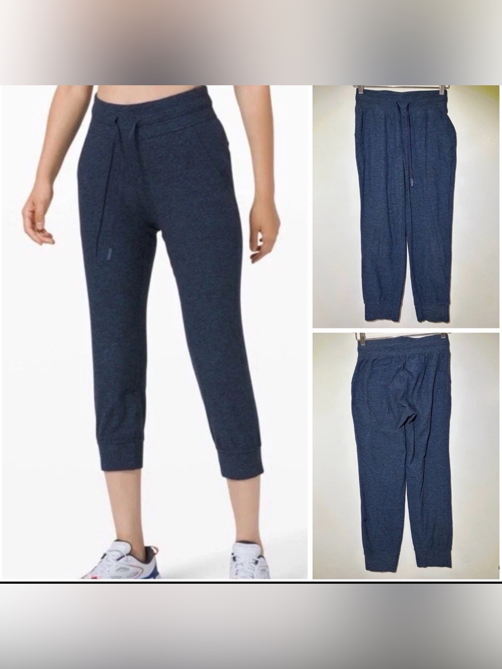 Lululemon Women’s Ready to Rulu Joggers Blue Cropped Pants 4